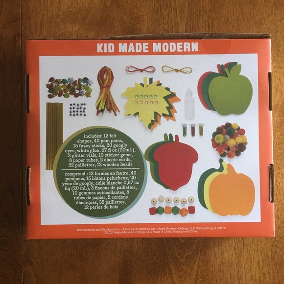 Kid Made Modern autumn craft kit NIB - Picture 6 of 8